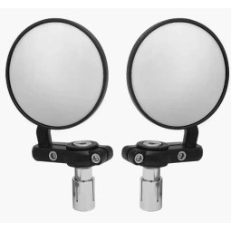 Spiegels bar end, verstelbaar caferacer